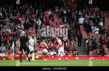 Plenty of empty seats during the Premier League match at the Emirates Stadium, London. Picture date: May 16th, 2017. Pic credit should read: David Klein/Sportimage via PA Images Stock Photo