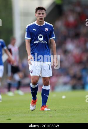 Connor Dimaio of Chesterfield during the pre season friendly at the Procact Stadium, Chesterfield. Picture date: July 18th 2017. Picture credit should read: Lynne Cameron/Sportimage via PA Images Stock Photo