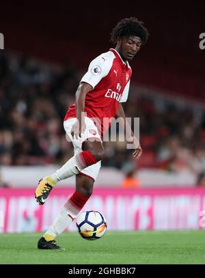 Arsenal's Ainsley Maitland-Niles in action during the premier league 2 match at the Emirates Stadium, London. Picture date 21st August 2017. Picture credit should read: David Klein/Sportimage via PA Images Stock Photo