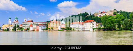 Panorama Passau in Germany Stock Photo - Alamy