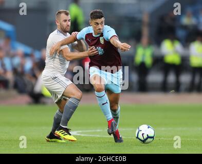 /b2/ during the Europa League Qualifying Second Round 2nd Leg match at Turf Moor Stadium, Burnley. Picture date: 02nd August 2018. Picture credit should read: Simon Bellis/Sportimage via PA Images Stock Photo