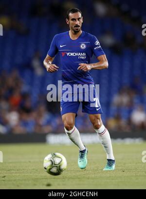 Chelsea's Davide Zappacosta in action during the pre-season friendly match at Stamford Bridge Stadium, London. Picture date 7th August 2018. Picture credit should read: David Klein/Sportimage via PA Images Stock Photo