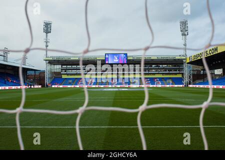 A general view of the pitch ahead of the Premier League match at Selhurst Park, London. Picture date: 10th November 2018. Picture credit should read: Craig Mercer/Sportimage via PA Images Stock Photo