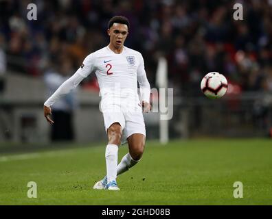 England's Trent Alexander-Arnold during the Friendly International match at Wembley Stadium, London. Picture date: 15th November 2018. Picture credit should read: David Klein/Sportimage via PA Images Stock Photo