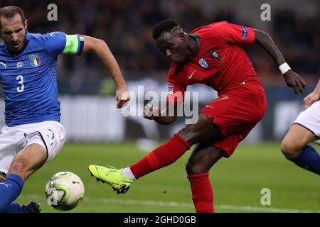 Bruma of Portugal during the UEFA Nations League match at the San Siro Stadium, Milan. Picture date: 17th November 2018. Picture credit should read: Jonathan Moscrop/Sportimage via PA Images  **ITALY OUT** Stock Photo