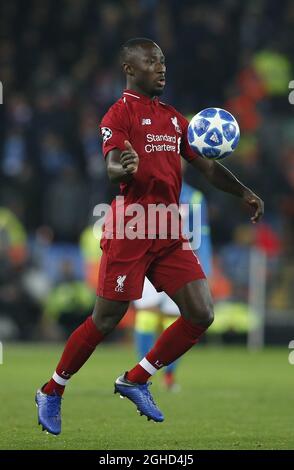 Naby Keita of Liverpool during the UEFA Champions League Group C match at Anfield Stadium, Liverpool. Picture date 11th December 2018. Picture credit should read: Andrew Yates/Sportimage via PA Images Stock Photo
