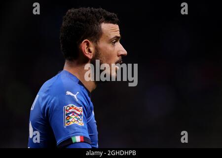 Alessandro Florenzi of Italy during the UEFA Nations League match at the San Siro Stadium, Milan. Picture date: 17th November 2018. Picture credit should read: Jonathan Moscrop/Sportimage via PA Images Stock Photo