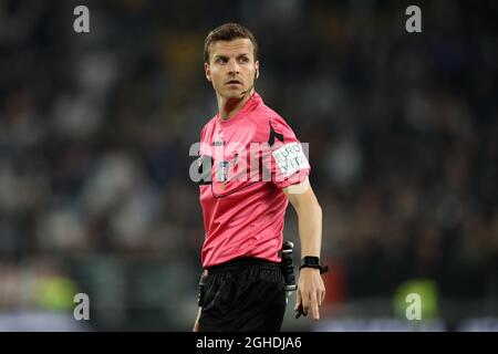 The referee Federico La Penna during the Serie A match at Allianz Stadium, Turin, Italy. Picture date: 30th March 2019. Picture credit should read: Jonathan Moscrop/Sportimage via PA Images Stock Photo