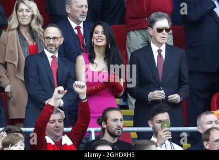 Liverpool FC owner John W Henry and wife, Linda Pizzuti Henry - Tottenham  Hotspur v Liverpool, UEFA Champions League Final 2019, Wanda Metropolitano  Stadium, Madrid - 1st June 2019 Stock Photo - Alamy