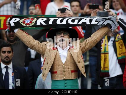 A Portugal fan during the UEFA Nations League match at the Dragon Stadium, Porto. Picture date: 5th June 2019. Picture credit should read: David Klein/Sportimage via PA Images Stock Photo