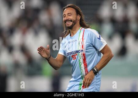 Dj Bob Sinclar ( Christophe Le Friant ) during the La Partita Del Cuore Charity Match match at Allianz Stadium, Turin. Picture date: 27th May 2019. Picture credit should read: Jonathan Moscrop/Sportimage via PA Images Stock Photo