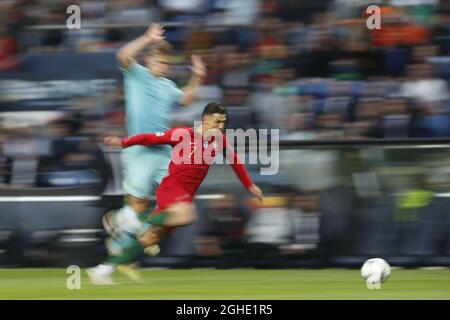 Cristiano Ronaldo of Portugal during the UEFA Nations League match at the Estadio do Dragao, Porto. Picture date: 9th June 2019. Picture credit should read: David Klein/Sportimage via PA Images Stock Photo