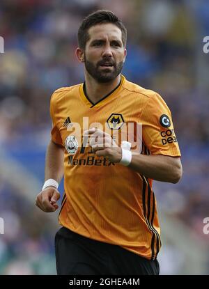 Wolverhampton Wanderers' Joao Moutinho during their Premier League match against Leicester City at the King Power Stadium, Leicester. Picture date: 11th August 2019. Picture credit should read: Darren Staples/Sportimage via PA Images Stock Photo