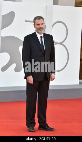 Venice, Italy. 05th Sep, 2021. VENICE, ITALY - SEPTEMBER 05Xavier Giannoli attend the red carpet of the movie 'Illusions Perdues' during the 78th Venice International Film Festival on September 05, 2021 in Venice, Italy. Credit: dpa/Alamy Live News Stock Photo