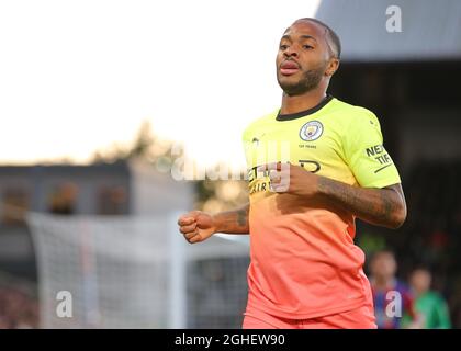 Manchester CityÕs Raheem Sterling during the Premier League match at Selhurst Park, London. Picture date: 19th October 2019. Picture credit should read: Paul Terry/Sportimage via PA Images Stock Photo