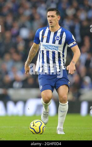BrightonÕs Lewis Dunk during the Premier League match at the American Express Community Stadium, Brighton and Hove. Picture date: 26th October 2019. Picture credit should read: Paul Terry/Sportimage via PA Images