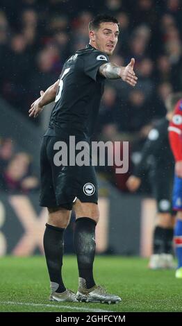 BrightonÕs Lewis Dunk during the Premier League match at Selhurst Park, London. Picture date: 16th December 2019. Picture credit should read: Paul Terry/Sportimage via PA Images