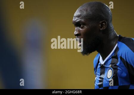 Inter's Belgian striker Romelu Lukaku during the Serie A match at Stadio Ennio Tardini, Parma. Picture date: 28th June 2020. Picture credit should read: Jonathan Moscrop/Sportimage via PA Images Stock Photo