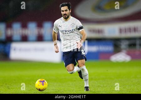 Manchester City's Ilkay Gundogan during the Premier League match at Turf Moor, Burnley. Picture date: 3rd February 2021. Picture credit should read: Barry Coombs/Sportimage via PA Images Stock Photo