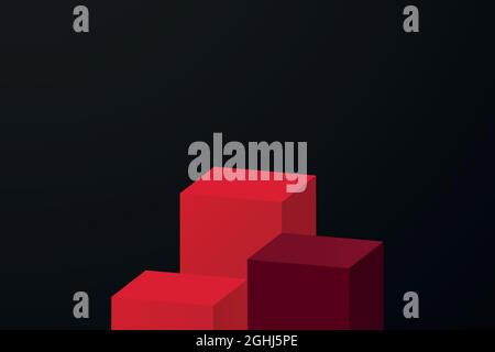 Vector illustration with product scene. Black Friday Stock Vector
