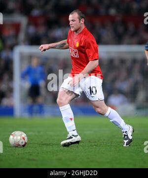 Wayne Rooney of Manchester United during the UEFA Champions League match at London. Stock Photo