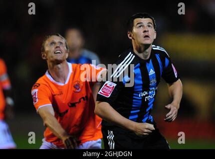 Joey Barton of Newcastle United during a Coca-Cola Championship match at Bloomfield Road Stadium. Stock Photo