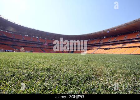 A general view of Soccer City Stadium in Johannesburg prior to the opening match. Stock Photo