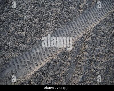 Sand Track Stock Photo