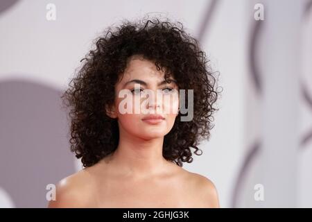 VENICE, ITALY - SEPTEMBER 06, 2021: Federica Torchetti attends the red carpet of the movie 'La Scuola Cattolica' during the 78th Venice International Film Festival Credits: Luigi de Pompeis / Alamy live news Stock Photo