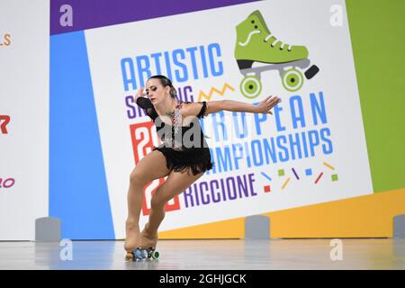 CARLA ESCRICH SOLE Spain performing in Senior Free Skating