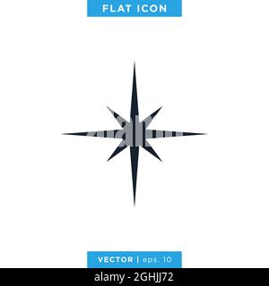 Sparkle Icon Vector Stock Illustration Design Template. Vector eps 10. Stock Vector