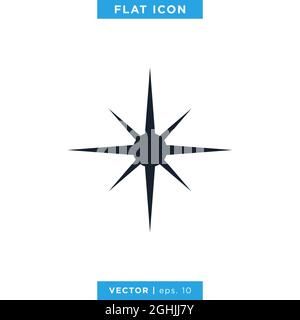 Sparkle Icon Vector Stock Illustration Design Template. Vector eps 10. Stock Vector