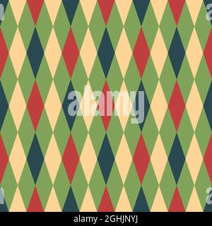 Seamless Christmas festive wrapping paper pattern background Stock Vector