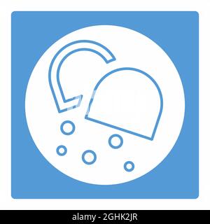 Icon Vector of Capsule 2 - White Moon Style - Simple illustration, Editable stroke, Design template vector, Good for prints, posters, advertisements, Stock Vector