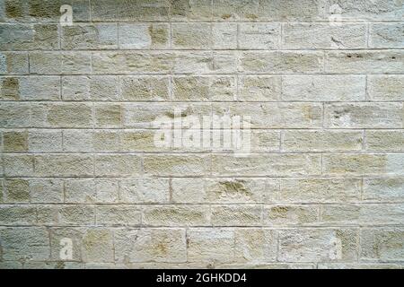Artfully built walls with natural stone Stock Photo