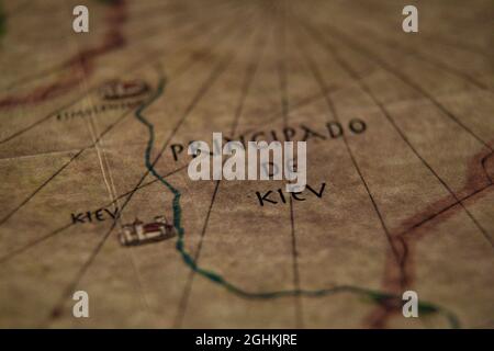 Map of ancient Europe with various ancient kingdoms and empires Stock ...