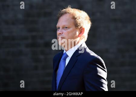 London, UK. 07th Sep, 2021. Westminster London 7th Sep 2021.Grant Shapps Transport Secretary arrives at Downing street for a cabinet meeting Credit: MARTIN DALTON/Alamy Live News Stock Photo