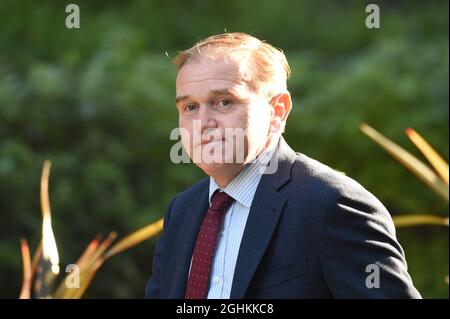 London, UK. 07th Sep, 2021. Westminster London 7th Sep 2021.George Eustice Environment secretary arrives at Downing street for a cabinet meeting Credit: MARTIN DALTON/Alamy Live News Stock Photo