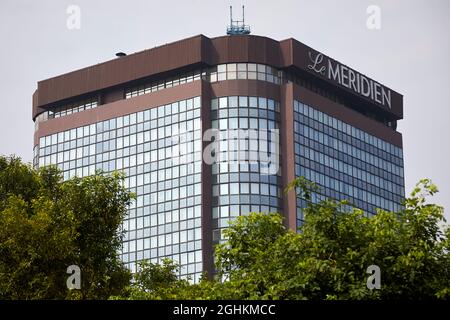 View of the Le Meridien hotel in Connaught Place. Stock Photo