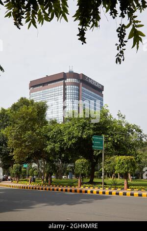 View of the Le Meridien hotel in Connaught Place. Stock Photo