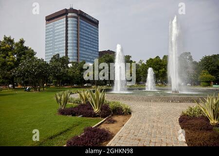 View of the Le Meridien hotel in Connaught Place. Stock Photo