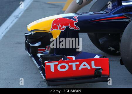 07.02.2012 Jerez, Spain, Red Bull RB8 nose cone - Formula 1 Testing, day 1 - Formula 1 World Championship Stock Photo
