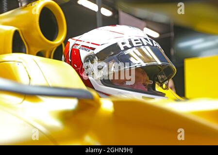 Kevin Magnussen (DEN) Renault Sport F1 Team RS16.  18.05.2016. Formula One In-Season Testing, DayTwo, Barcelona, Spain. Wednesday.  Photo credit should read: XPB/Press Association Images. Stock Photo