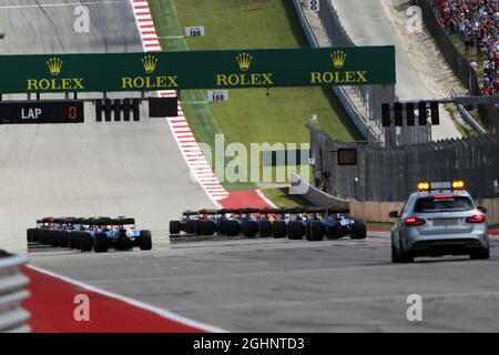 The start of the race.  23.10.2016. Formula 1 World Championship, Rd 18, United States Grand Prix, Austin, Texas, USA, Race Day.  Photo credit should read: XPB/Press Association Images. Stock Photo