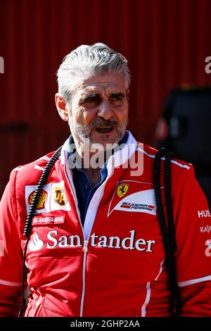 Maurizio Arrivabene (ITA) Ferrari Team Principal.  10.03.2017. Formula One Testing, Day Four, Barcelona, Spain. Friday.  Photo credit should read: XPB/Press Association Images. Stock Photo