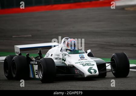 Paul di Resta (GBR) Williams Reserve Driver in the Williams FW08B.  15.07.2017. Formula 1 World Championship, Rd 10, British Grand Prix, Silverstone, England, Qualifying Day.  Photo credit should read: XPB/Press Association Images. Stock Photo