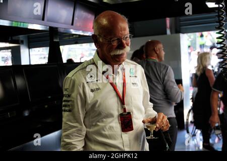 Dr. Dieter Zetsche (GER) Daimler AG CEO.  03.09.2017. Formula 1 World Championship, Rd 13, Italian Grand Prix, Monza, Italy, Race Day.  Photo credit should read: XPB/Press Association Images. Stock Photo