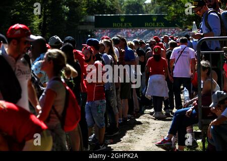 Fans.  03.09.2017. Formula 1 World Championship, Rd 13, Italian Grand Prix, Monza, Italy, Race Day.  Photo credit should read: XPB/Press Association Images. Stock Photo