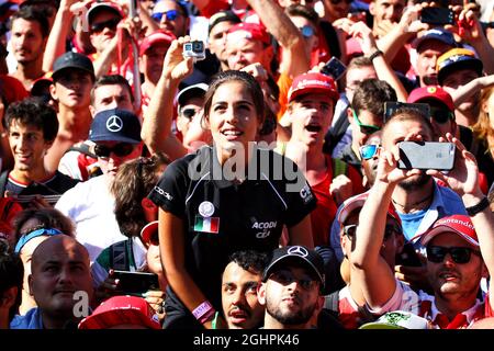 Fans.  03.09.2017. Formula 1 World Championship, Rd 13, Italian Grand Prix, Monza, Italy, Race Day.  Photo credit should read: XPB/Press Association Images. Stock Photo