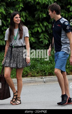 Kelly Piquet (BRA), girlfriend of Daniil Kvyat (RUS) Scuderia Toro